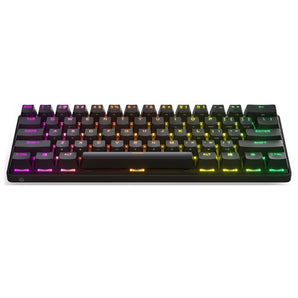 SteelSeries 64842 APEX Pro Mini 60% RGB LED Mechanical Switch Compact Wireless Gaming Keyboard