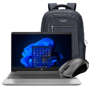 HP 250 G9 Celeron | 8GB RAM | 256G SSD Notebook Bundle - Silver