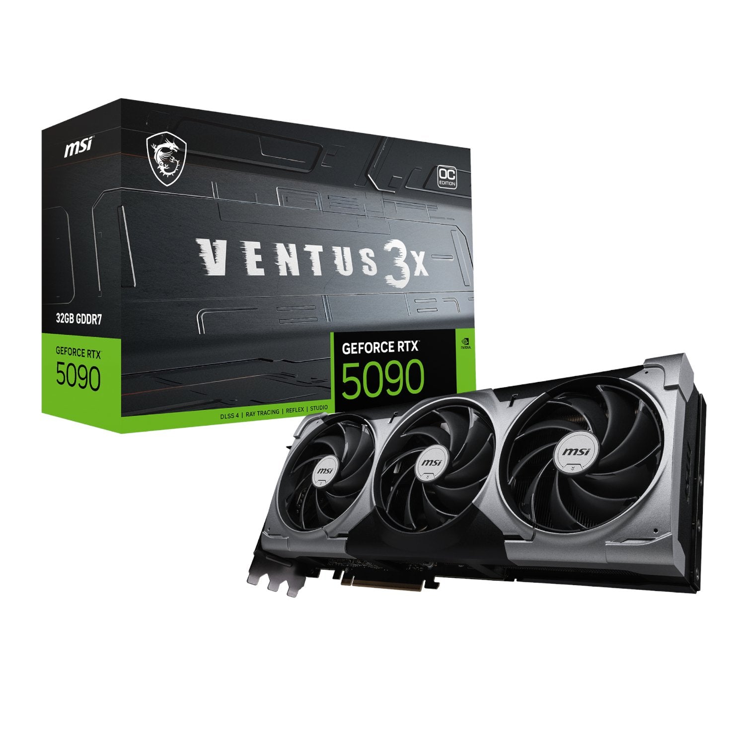 MSI GeForce RTX 5090 VENTUS 3X OC 32G Graphics Card – Computer Mania