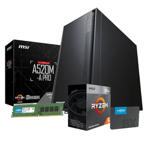 PCBuilder AMD Ryzen 5 4600G HOME MASTER Windows 11 Desktop PC