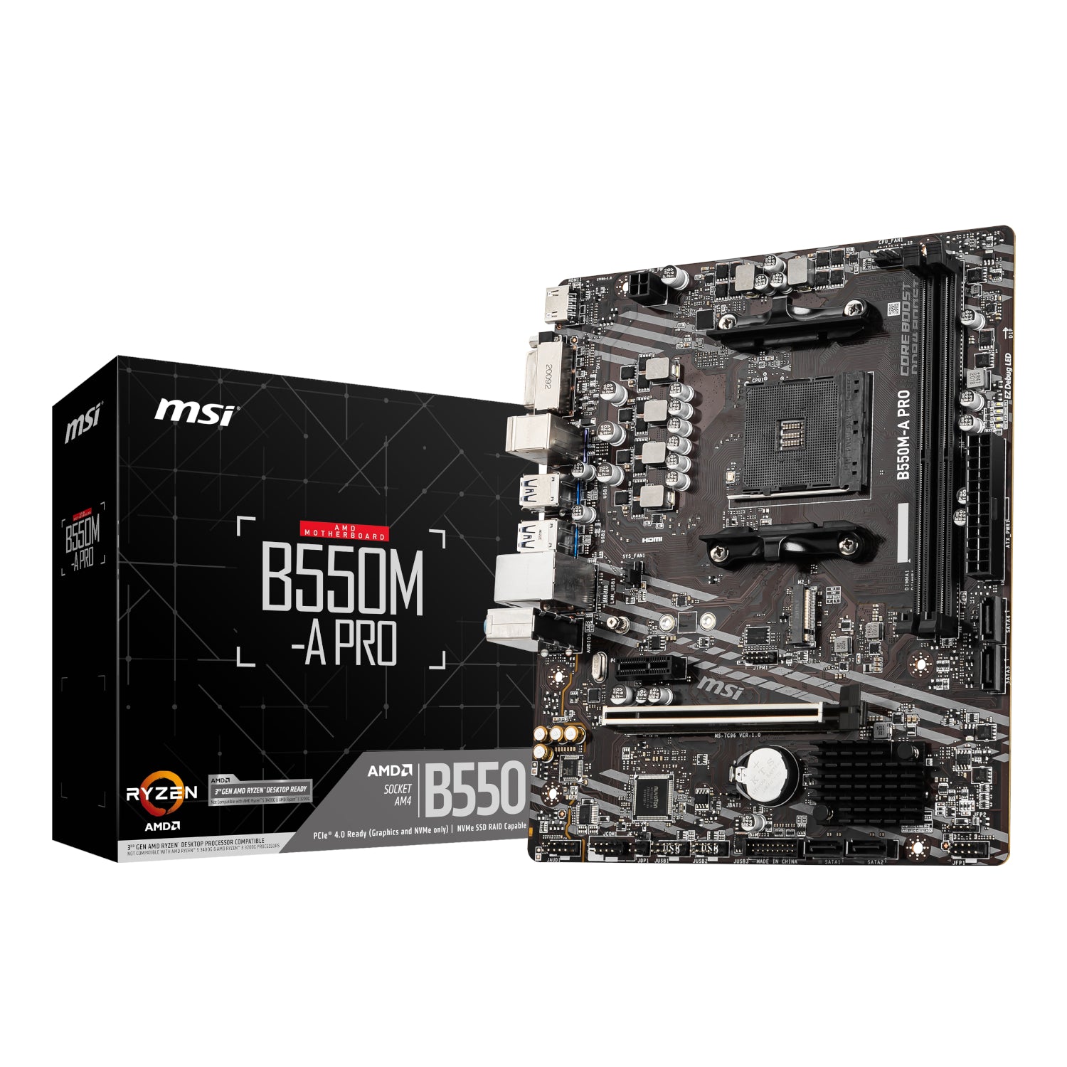 MSI B550M-A Pro AM4 M-ATX Motherboard – Computer Mania
