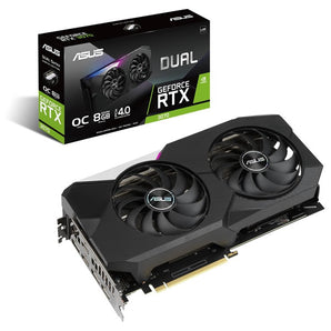ASUS Dual Gaming GeForce RTX™ 3070 V2 8GB OC Edition with LHR features two powerful Axial-tech fans for AAA gaming performance and ray tracing