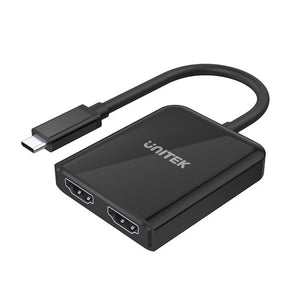 Unitek V1408A 4K 60Hz Type-C to Dual HDMI 2.0 Adapter with MST Dual Monitor