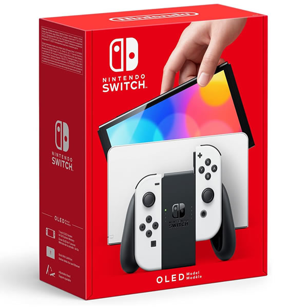 Switch OLED Console - White