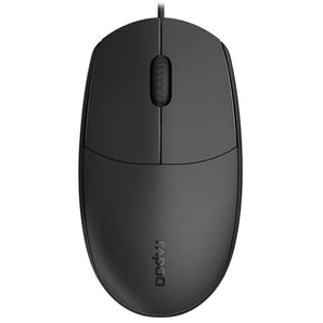 Rapoo N100 Wired Optical Mouse - Black
