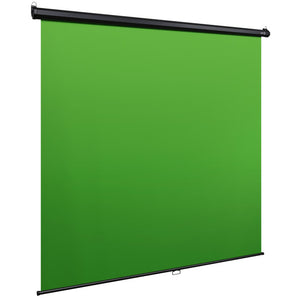 Elgato Green Screen MT  Mountable chroma key panel for background removal, auto-locking and self-rewinding, wrinkle-re- sistant chroma-green fabric, robust metal casing