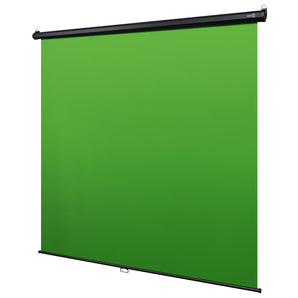 Elgato Green Screen MT  Mountable chroma key panel for background removal, auto-locking and self-rewinding, wrinkle-re- sistant chroma-green fabric, robust metal casing