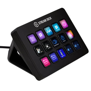 Elgato Stream Deck - Tactile Control Interface, 15 customizable LCD keys, trigger actions in apps,  OBS, Twitch, You Tube and more