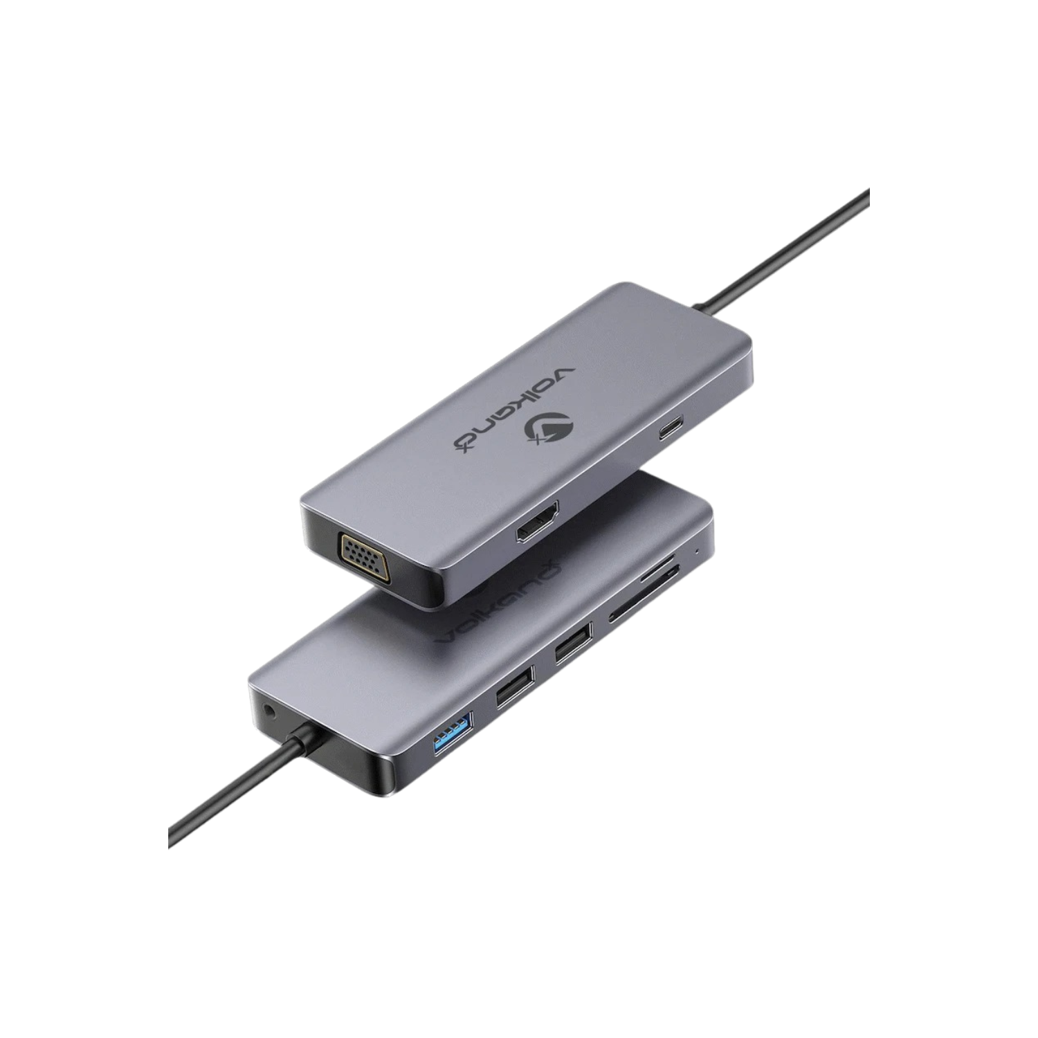 Adaptor Compiter Volkano X Core Series 8 in 1 USB-C Multiple Port Adaptor – Computer Mania