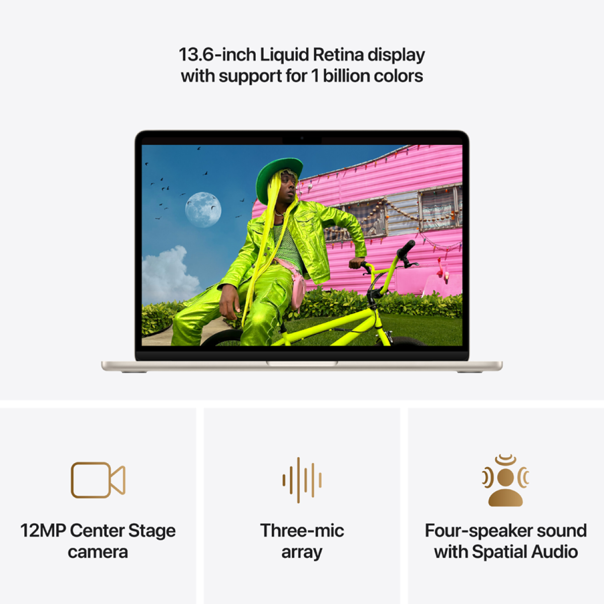 13-inch MacBook Air: Apple M5 chip with 10-core CPU and 10-core