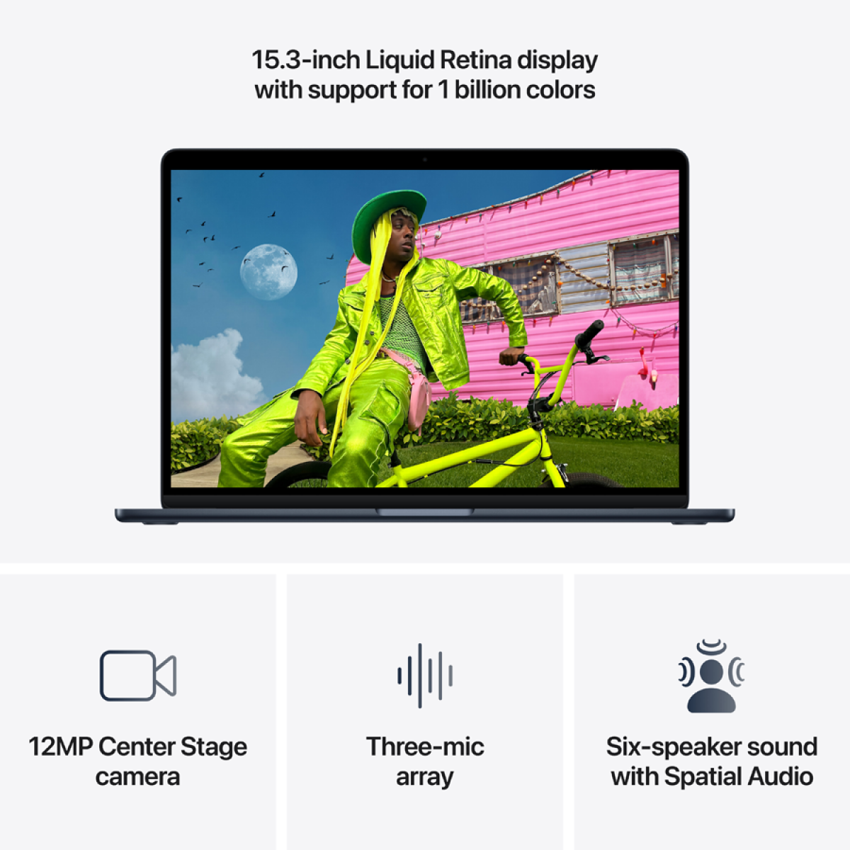 15-inch MacBook Air: Apple M5 chip with 10-core CPU and 10-core