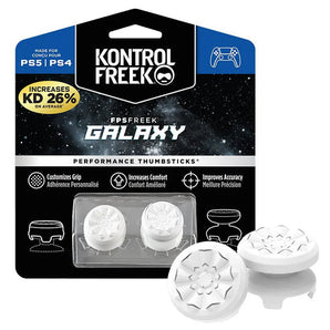 KontrolFreek FPS Freek Galaxy Thumbsticks for PS5 & PS4 Blister Kit - White