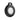 Belkin - Waterproof Keychain Apple AirTag - Black