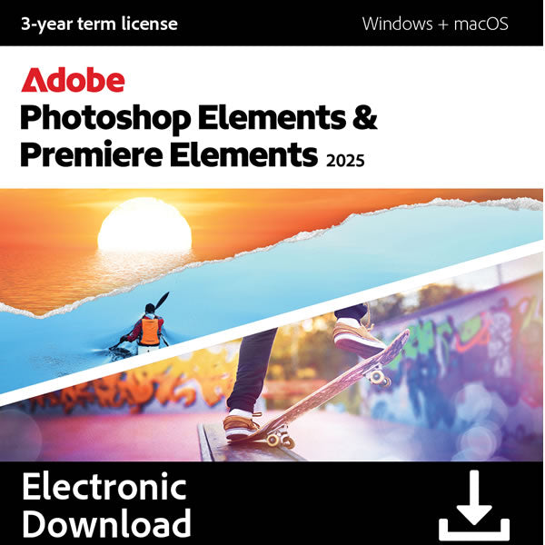 Adobe Photoshop & Premium Elements 2025 3Y ESD ZA