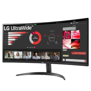 LG 34WR50QC 34″ 100Hz UltraWide VA HDR WQHD Curved Monitor