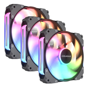 Cougar APOLAR 120 ARGB Case Fan - 3 Pack Black