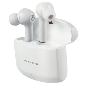 Volknao Buds X 2.0 Series True Wireless Earphones + Charging Case White