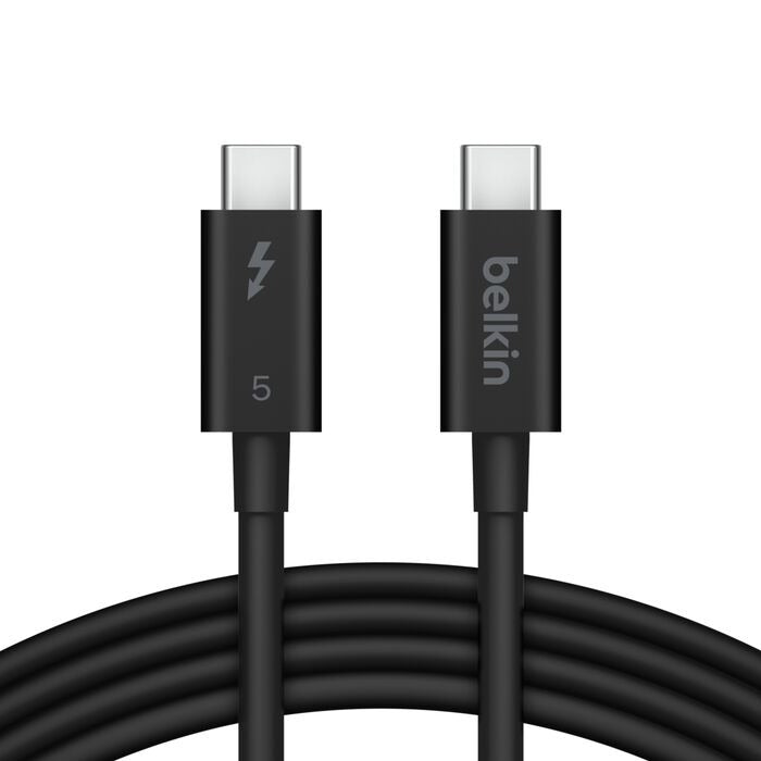 Belkin - Thunderbolt 5 - Passive USB-C to USB-C 240 Watt  - 1 Meter Cable - Black