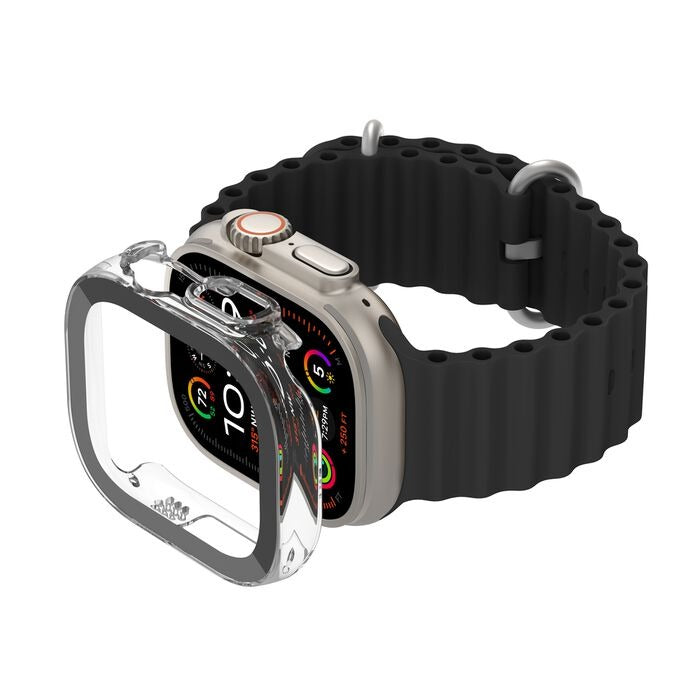 Belkin - Screen Protector + Bumper for Apple Watch Ultra/Ultra 2 - Clear