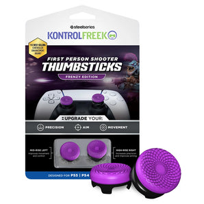 KontrolFreek FPS Frenzy Thumbsticks for PS5 & PS4 Blister Kit - Purple