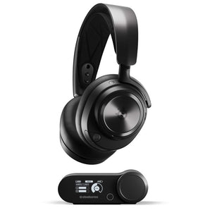 SteelSeries 61521 Arctis Nova Pro Wireless X High-Fidelity Gaming Audio with Active Noise Cancellation Gaming Headset - Black