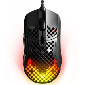 SteelSeries Aerox 5 Wired Wired Ultra Lightweight Super-Fast Mouse with AquaBarrier™ - Black
