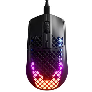 SteelSeries 62599 Aerox 3 SteelSeries 62599 Aerox 3 Wired Ultra Lightweight Super-Fast Mouse with AquaBarrier™ - Black