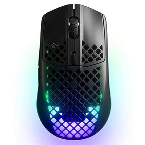 SteelSeries 62604 Aerox 3 Wireless Ultra Lightweight Super-Fast Mouse with AquaBarrier™ - Black