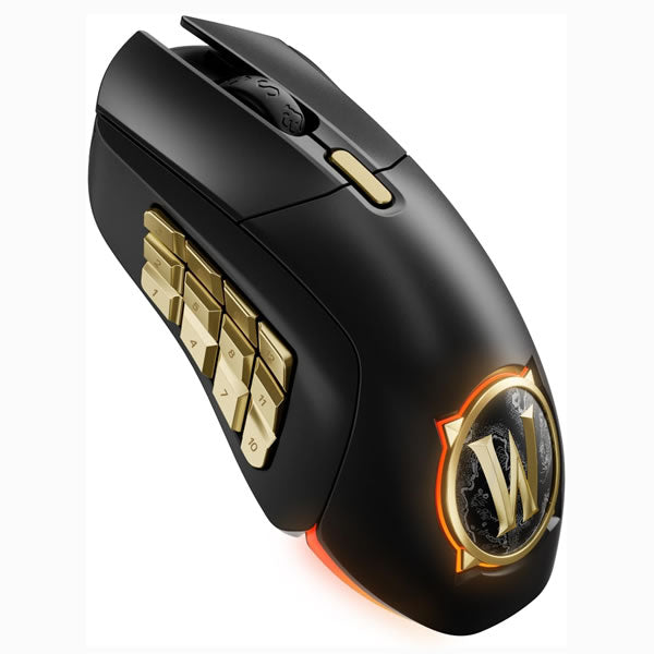 SteelSeries 62619 Aerox 9 Wireless Ultra Lightweight Super-Fast MOBA/MMO Mouse - World of Warcraft Edition