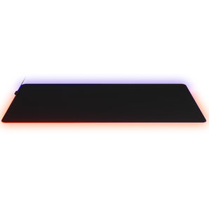 SteelSeries 63511 QcK Prism 3XL Micro Woven Cloth Mousepad with Game-Enhancing Illumination - Black