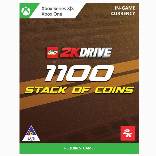 LEGO 2K Drive Stack of 1100 Coins  Xbox One/Series X|S