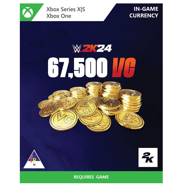 WWE 2K24 67 500 Virtual Currency PackXbox One/Series X/S