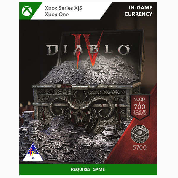 Diablo® IV - 5700 Platinum 1P ZA Xbox One/Series X|S