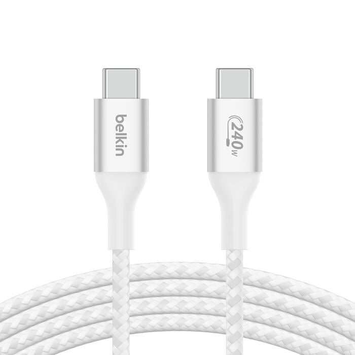 Belkin BoostCharge - USB-C Male to USB-C Male Braided Cable 240 Watt