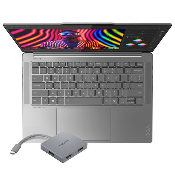 Lenovo | Yoga Pro 7 | 14.5" 3K OLED Touch | Core Ultra7 AI | 32GB LDDR5 | 1TB SSD - Luna Grey