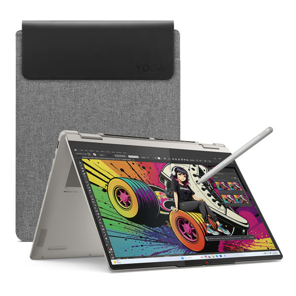 Lenovo | Yoga 7 | 14" 2.8K WQXGA+ OLED | AMD Ryzen™ AI 7 350 | 32GB LDDR5 | 1TB SSD | Touch 2-in-1 - Seashell