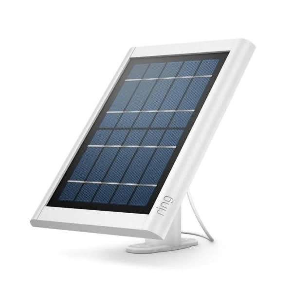 RING Solar Panel V4 - 2nd Gen - White for Stick Up Pro, Spotlight Plus, Spotlight Pro