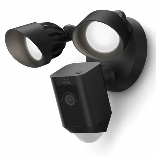 Ring Floodlight Cam Wired Plus - Black