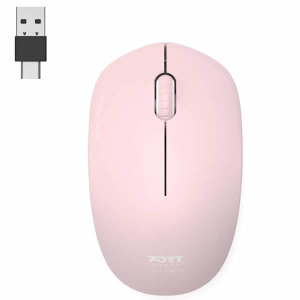 Port Connect WIRELESS Mouse Collection II - Blush