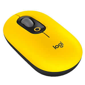 Logitech POP Mouse Wireless Mouse with Customizable Emoji - Blast Yellow