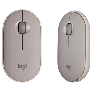 Logitech M350 Pebble Wireless Mouse Sand