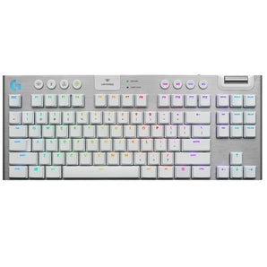 Logitech G915 TKL Tenkeyless LIGHTSPEED Wireless RGB Mechanical Gaming Keyboard - White