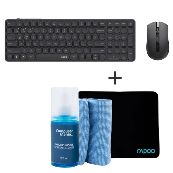 Rapoo 9350S Ultra Slim Multimode Keyboard and Mouse Combo