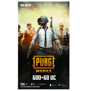 PUBG Mobile Unknown Cash - 600 + 60 UC