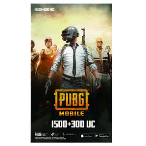 PUBG Mobile Unknown Cash - 1500 + 300 UC