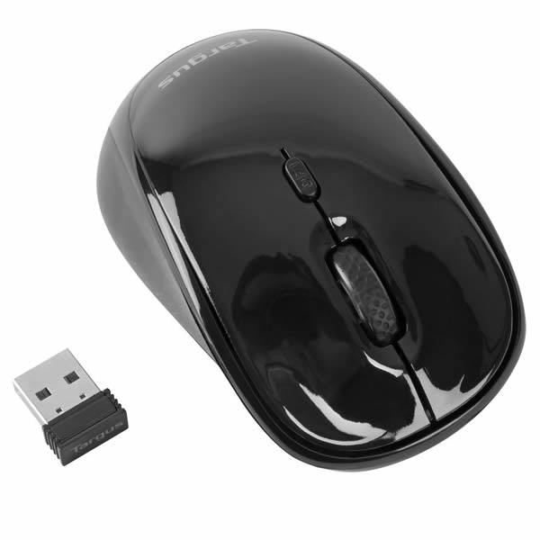 Targus AMW50EU Wireless USB Laptop Blue Trace Mouse - Black