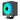 APNX AP1-V ARGB CPU Air Cooler 245W TDP in Black - three-quarter view with ARGB fan lit