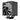 APNX AP1-V ARGB CPU Air Cooler 245W TDP in Black - front view with lighting off