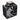 APNX AP1-V ARGB CPU Air Cooler 245W TDP in Black - top view showing copper heat pipe tips