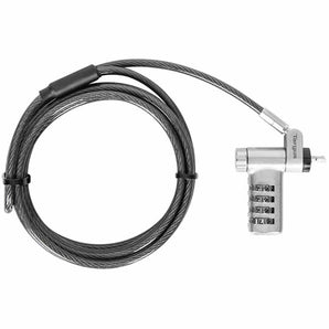 Targus DEFCON® Ultimate Universal Resettable Combination Cable Lock with Slimline Adaptable Lock Head